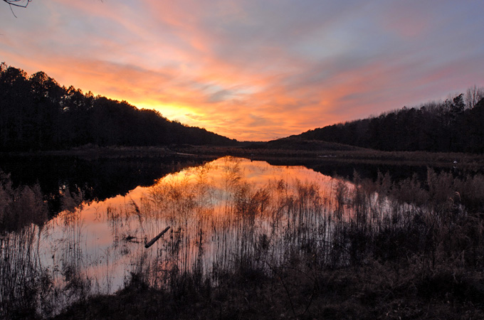 Sunset at Long Pond